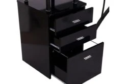 Alice Black Corner Desk 19 Alice Black Corner Desk -Office Furniture Shop homcom black computer table corner desk 6