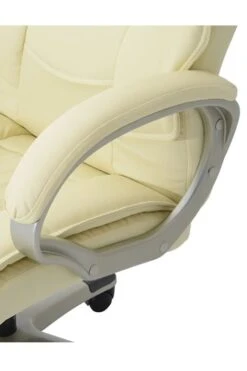 Ontario Leather Office Chair -Office Furniture Shop homcom high back pu leather office chair cream 10