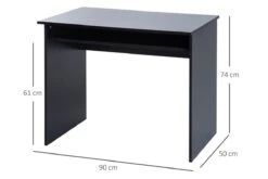 Madeline Desk -Office Furniture Shop homcom pb writing desk laptop table black 3