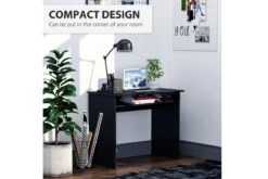 Madeline Desk -Office Furniture Shop homcom pb writing desk laptop table black 4