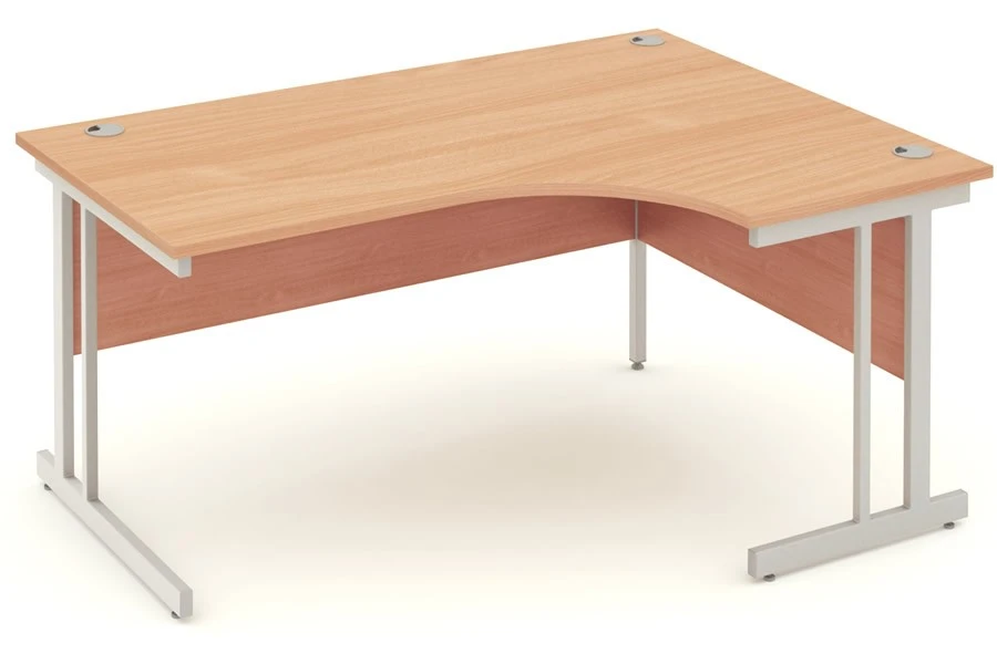 Price Point Beech Cantilever Crescent Desk 1 Price Point Beech Cantilever Crescent Desk