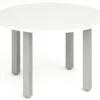 Polar White 1200mm Round Meeting Table