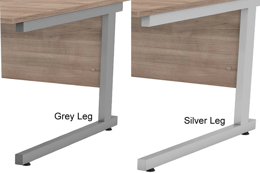 Nene Black Rectangular Cantilever Desk 2 Nene Black Rectangular Cantilever Desk - Image 2