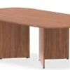 Nova Walnut 1800 Boardroom Table Panel Leg