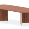 Nova Walnut 2400 Boardroom Table-Panel Leg