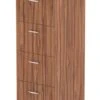 Nova Walnut 4 Drawer Filing Cabinet