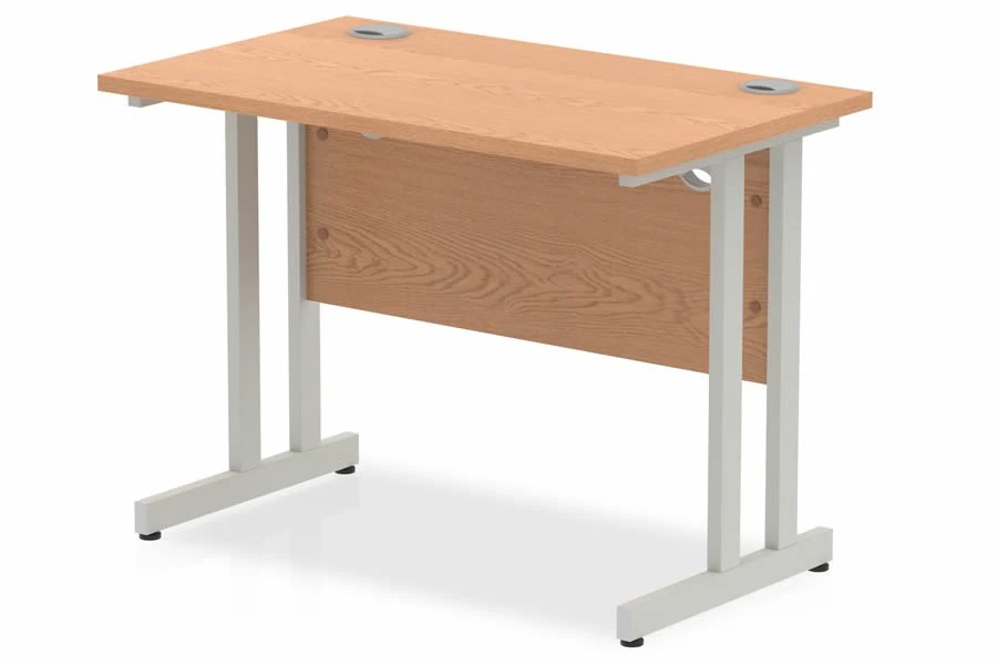 Norton Oak Return Cantilever Desk 1 Norton Oak Return Cantilever Desk