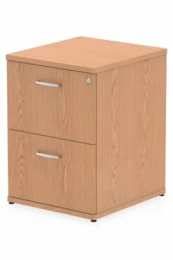 Norton Oak 2 Drawer Filing Cabinet