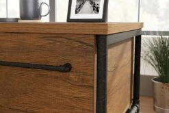 Iron Foundry Pedestal Desk -Office Furniture Shop iron foundry pedestal desk 4
