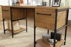 Iron Foundry Pedestal Desk -Office Furniture Shop iron foundry pedestal desk 7