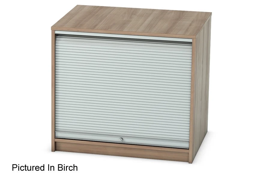 Thames Desk High Tambour Cupboard