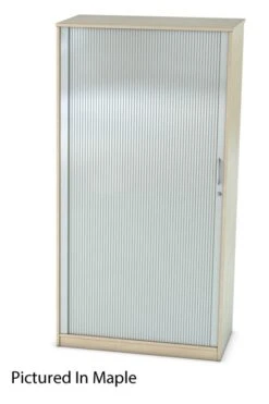 Thames Full Height Tambour Cupboard -Office Furniture Shop lee plumpton thames tambour high cupboard 5