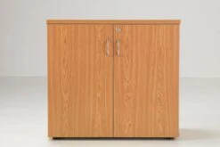 Kestral Desk High Cupboard -Office Furniture Shop lite745wdok oak cupboard 1