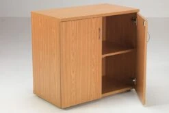 Kestral Desk High Cupboard -Office Furniture Shop lite745wdok oak cupboard 2
