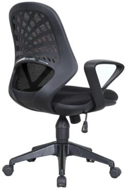 Spiral Mesh Back Office Chair -Office Furniture Shop maine black 3