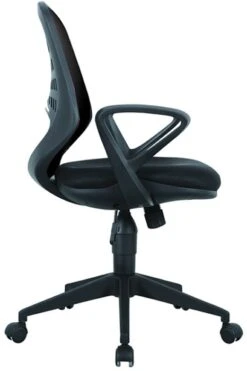 Spiral Mesh Back Office Chair -Office Furniture Shop maine black 4