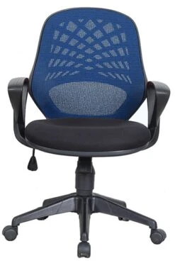 Spiral Mesh Back Office Chair -Office Furniture Shop maine blue 2