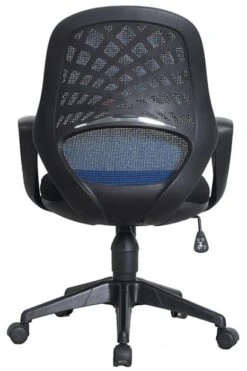 Spiral Mesh Back Office Chair -Office Furniture Shop maine blue 4