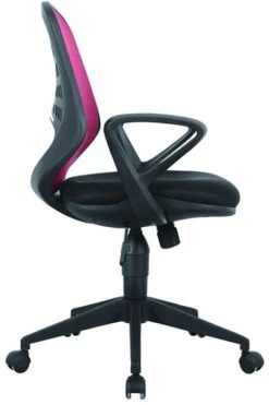 Spiral Mesh Back Office Chair -Office Furniture Shop maine red 3