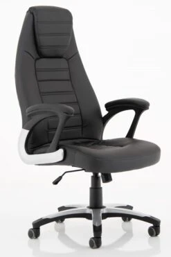 Metropolis High Back Chair 17 Metropolis High Back Chair -Office Furniture Shop metropolis high back black bonded leather chair 1