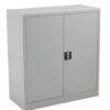 Mod Grey Steel 2 Door Cupboard