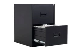Mod Black Steel Filing Cabinets -Office Furniture Shop mod steel filing cabinets black 4