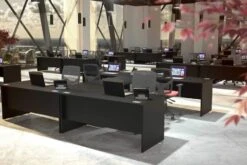 Nene Black Wave Panel Leg Desk 15 Nene Black Wave Panel Leg Desk -Office Furniture Shop nene black satalite 2 12