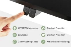 Nene Height Adjustable Desk 16 Nene Height Adjustable Desk -Office Furniture Shop nene sit stand desk 6