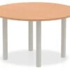 Norton Oak 1200mm Round Meeting Table