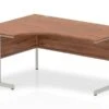 Nova Walnut Cantilever Corner Desk