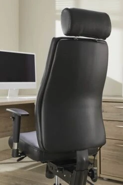 Onyx Leather Office Chair -Office Furniture Shop onyx 5