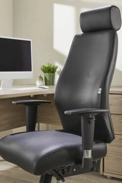 Onyx Leather Office Chair -Office Furniture Shop onyx 6