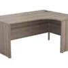 Kestral Grey Oak Panel Corner Workstation