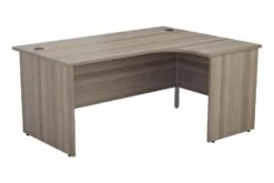 Kestral Grey Oak Panel Corner Workstation