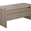 Kestral Grey Oak Rectangular Panel Desk