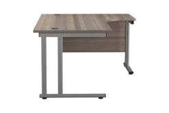 Kestral Grey Oak Cantilever Corner Workstation 8 Kestral Grey Oak Cantilever Corner Workstation -Office Furniture Shop ost1612cwsrclgo side