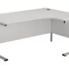 Kestral White Cantilever Corner Workstation