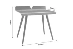 Vienna Desk -Office Furniture Shop pc608 vienna desk line drawing