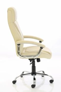 Penza Executive Leather Chair 19 Penza Executive Leather Chair -Office Furniture Shop penza executive cream leather chair 2