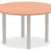 Price Point Beech 1200mm Round Meeting Table