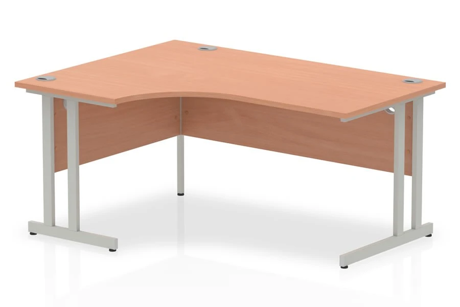 Price Point Beech Cantilever Crescent Desk 2 Price Point Beech Cantilever Crescent Desk - Image 2
