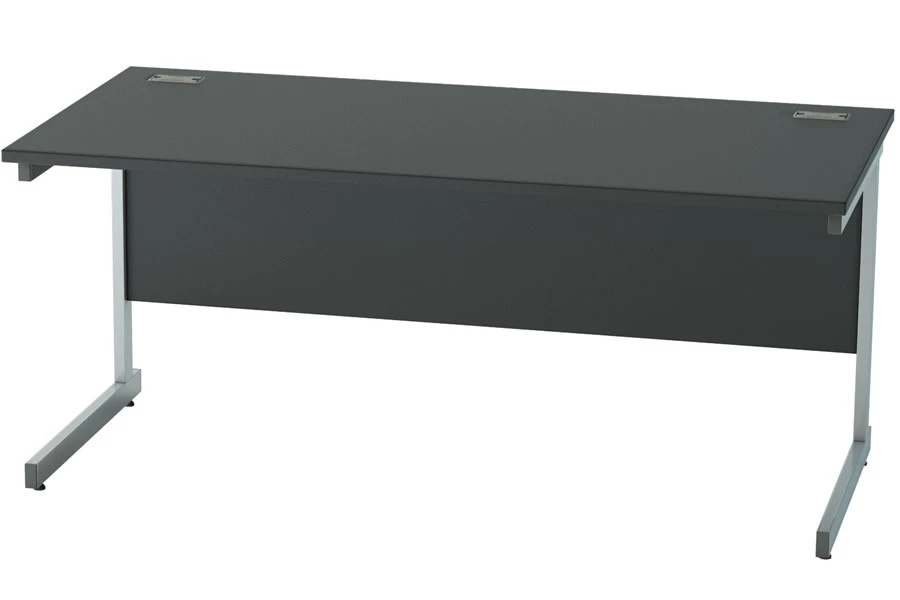 Nene Black Rectangular Cantilever Desk 1 Nene Black Rectangular Cantilever Desk