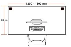 Nene Black Rectangular Cantilever Desk 9 Nene Black Rectangular Cantilever Desk -Office Furniture Shop rectangular desk size 3