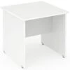Polar White Small Panel Desk