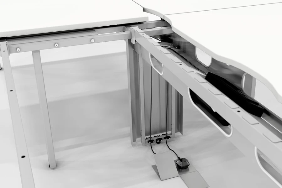 Aura Beam 4 Person Rectangular Bench Desk 7 Aura Beam 4 Person Rectangular Bench Desk - Image 7