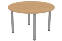 Thames Round Meeting Table -Office Furniture Shop round meeting table light oak