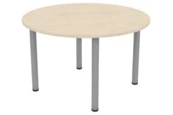 Thames Round Meeting Table -Office Furniture Shop round meeting table maple