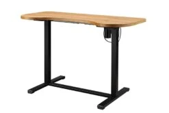 San Francisco Adjustable Desk -Office Furniture Shop san francisco height adjustable desk oak black 1