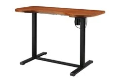 San Francisco Adjustable Desk -Office Furniture Shop san francisco height adjustable desk walnut black 1