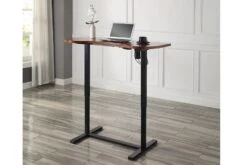 San Francisco Adjustable Desk -Office Furniture Shop san francisco height adjustable desk walnut black 2